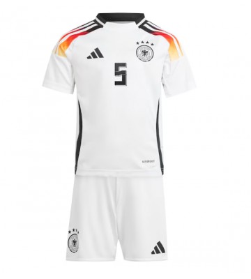 Tyskland Pascal Gross #5 Hjemmebanetrøje Børn EM 2024 Kortærmet (+ Korte bukser)